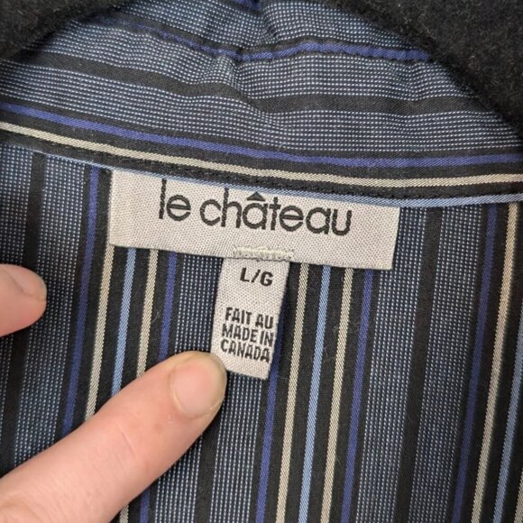 🍁Vintage Le Chateau Striped Tunic Shirt - Picture 6 of 7